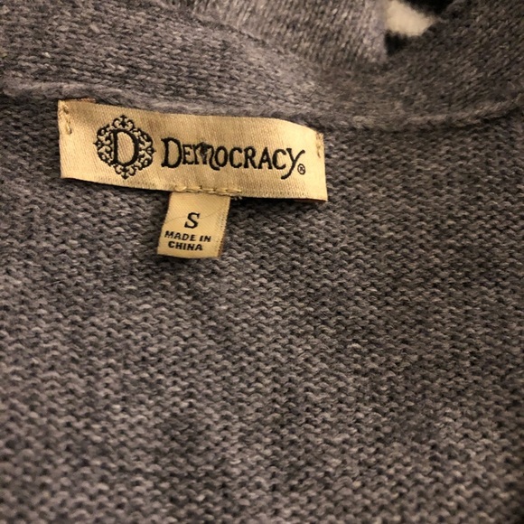 Democracy Multicolor Collegiate Oversized Sweater - Picture 5 of 6